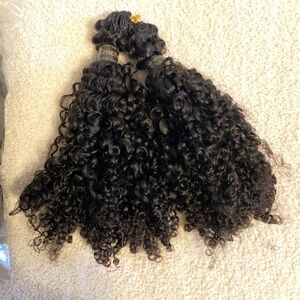 Afro kinky curly crochet extensions